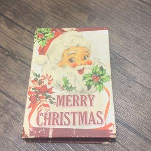Merry Christmas trinket box gift giving box or cute book decor. Magnetic closure